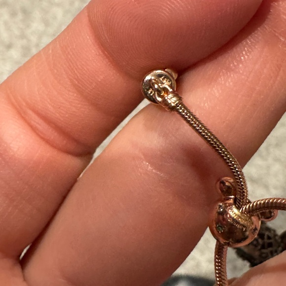 Pandora Disney Parks Exclusive slide bracelet in pandora rose gold. - Picture 11 of 12